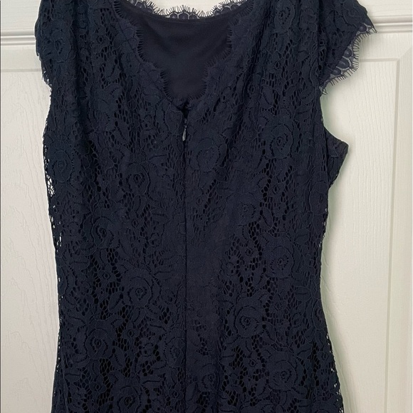Eliza J navy, size 6 petite dress - Picture 3 of 3